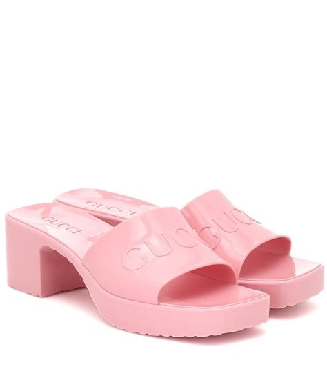 gucci pink gold sandals|gucci sandals numeran marcus.